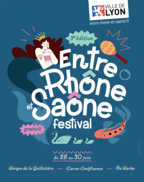 Affiche entre Rhône et Saône Festival 2024 